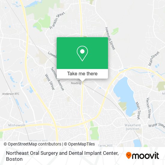 Mapa de Northeast Oral Surgery and Dental Implant Center