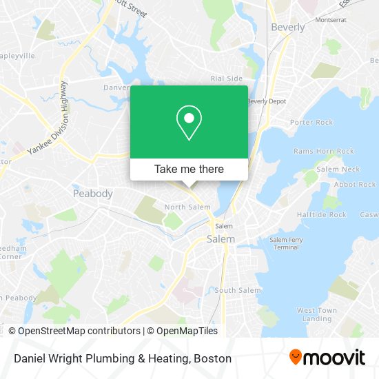 Daniel Wright Plumbing & Heating map