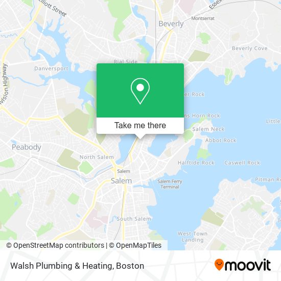 Walsh Plumbing & Heating map