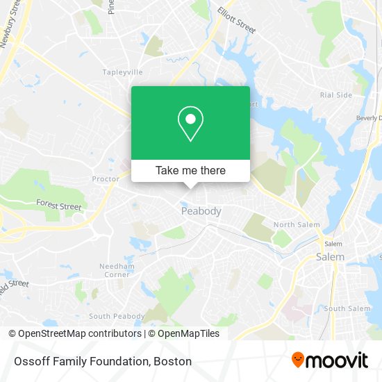 Ossoff Family Foundation map