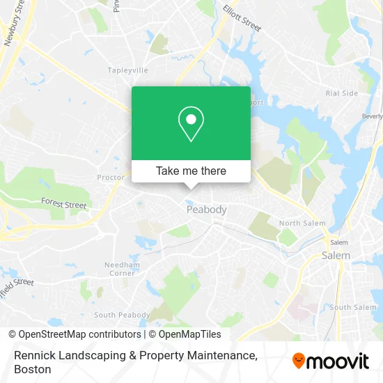 Rennick Landscaping & Property Maintenance map