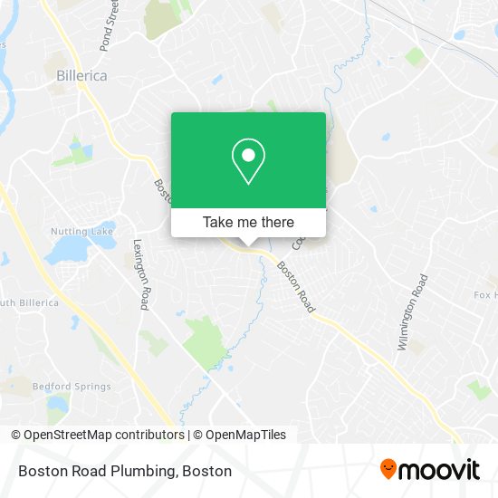 Mapa de Boston Road Plumbing