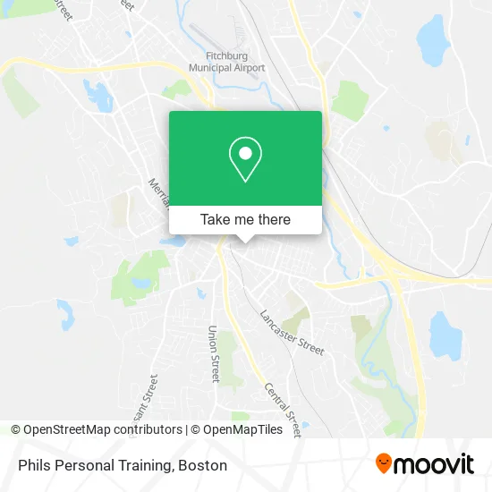 Phils Personal Training map