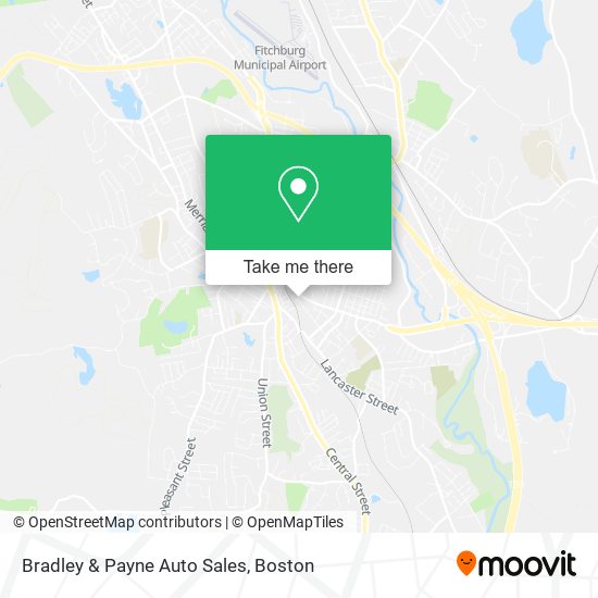 Bradley & Payne Auto Sales map