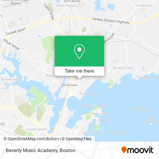 Beverly Music Academy map
