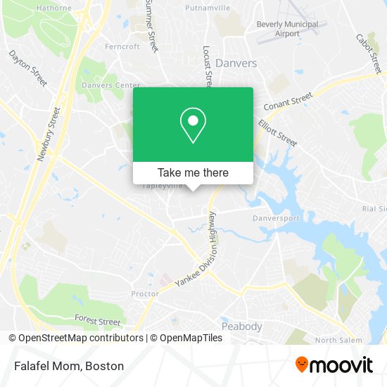 Mapa de Falafel Mom