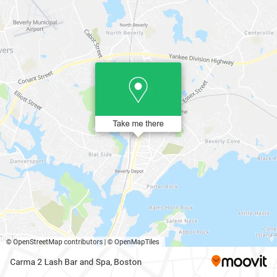 Mapa de Carma 2 Lash Bar and Spa