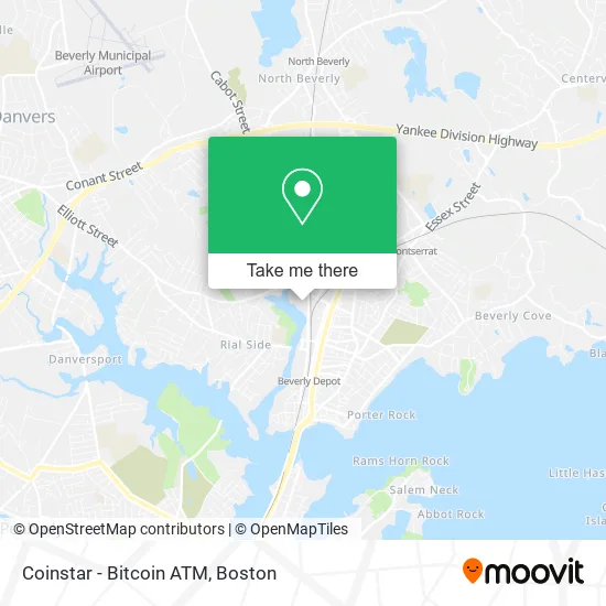 Mapa de Coinstar - Bitcoin ATM