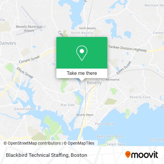 Blackbird Technical Staffing map