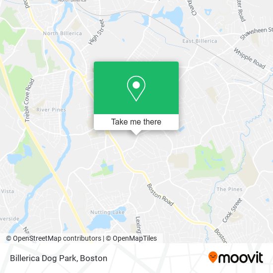 Mapa de Billerica Dog Park