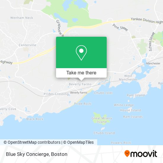 Blue Sky Concierge map