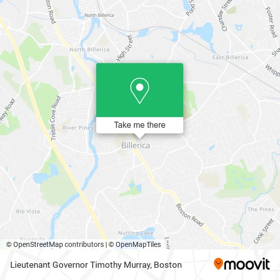 Mapa de Lieutenant Governor Timothy Murray