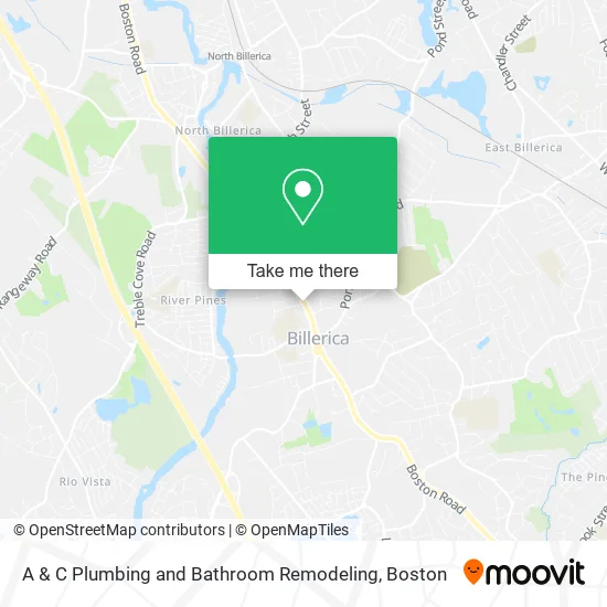 Mapa de A & C Plumbing and Bathroom Remodeling