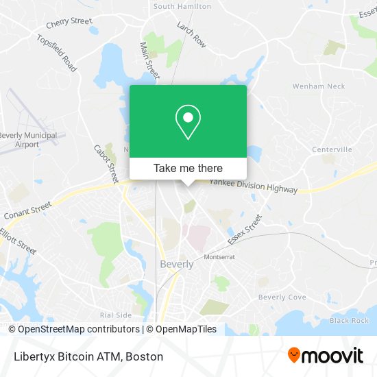 Mapa de Libertyx Bitcoin ATM