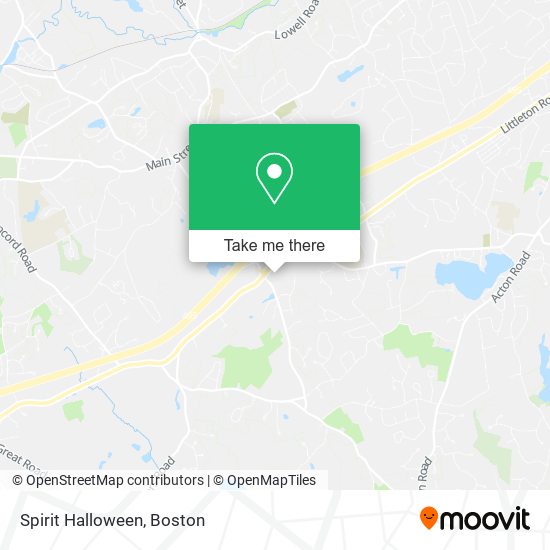 Spirit Halloween map