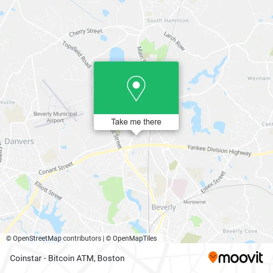 Coinstar - Bitcoin ATM map