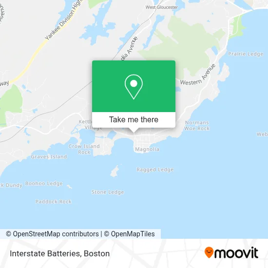 Interstate Batteries map