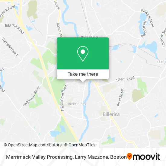 Merrimack Valley Processing, Larry Mazzone map
