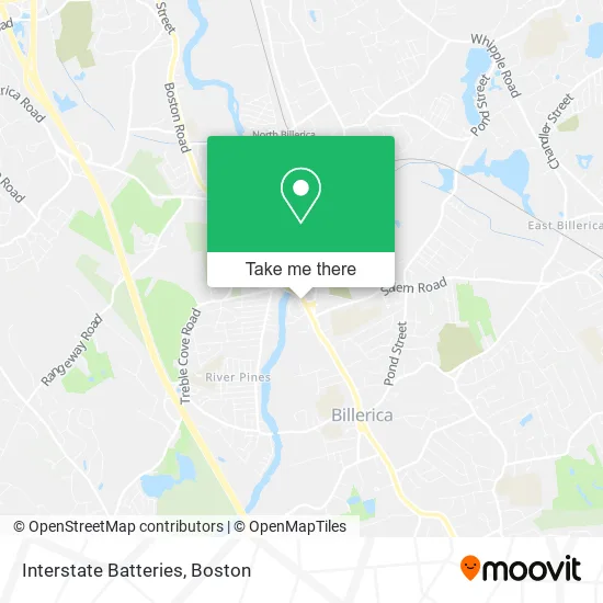 Interstate Batteries map