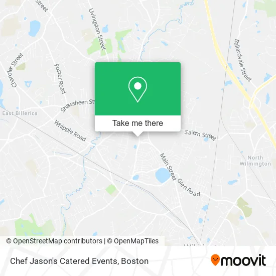 Chef Jason's Catered Events map