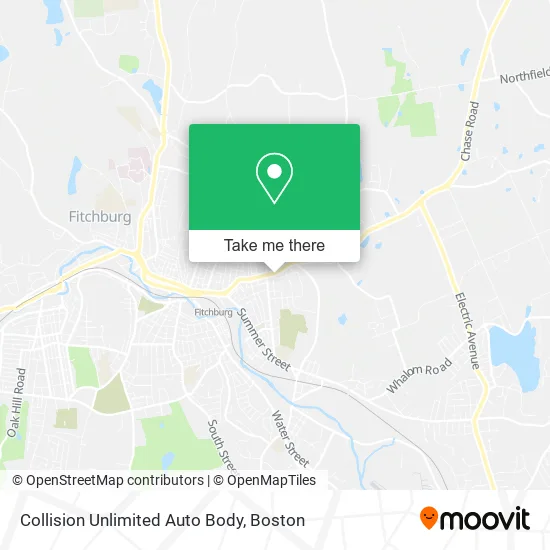 Collision Unlimited Auto Body map