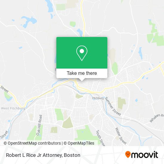 Robert L Rice Jr Attorney map