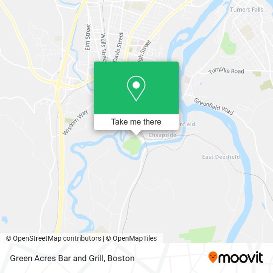 Green Acres Bar and Grill map