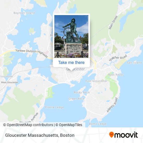 Gloucester Massachusetts map