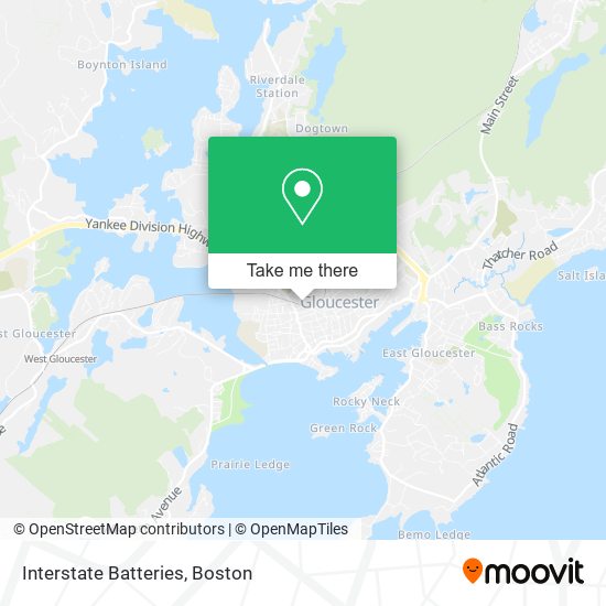 Interstate Batteries map