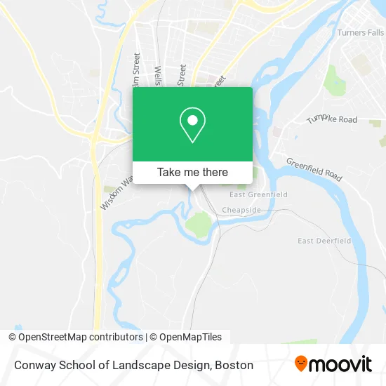 Conway School of Landscape Design map