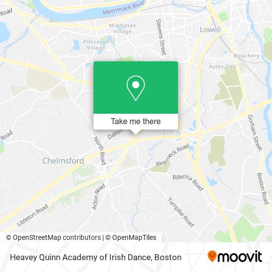 Mapa de Heavey Quinn Academy of Irish Dance