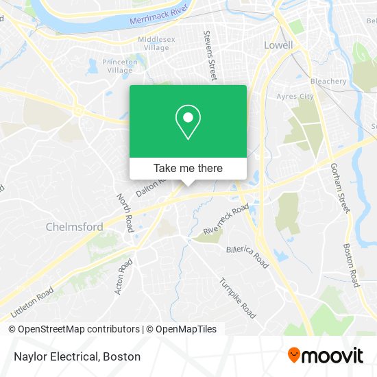 Naylor Electrical map