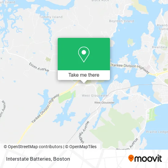 Interstate Batteries map