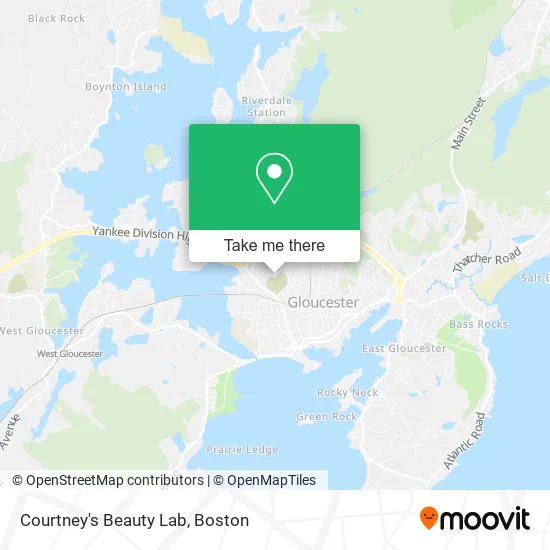 Courtney's Beauty Lab map
