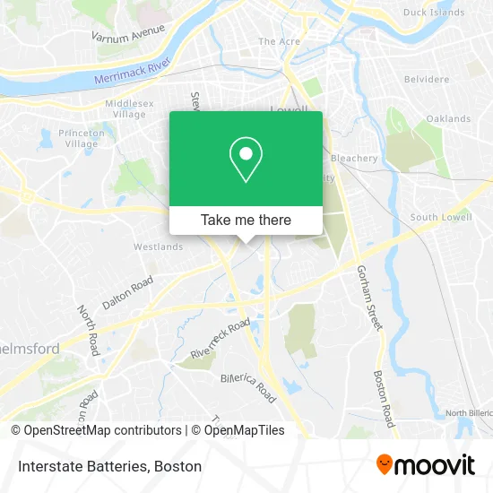 Interstate Batteries map