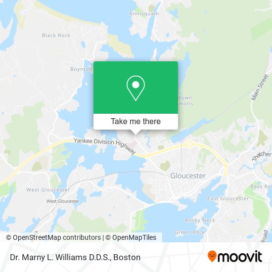 Dr. Marny L. Williams D.D.S. map