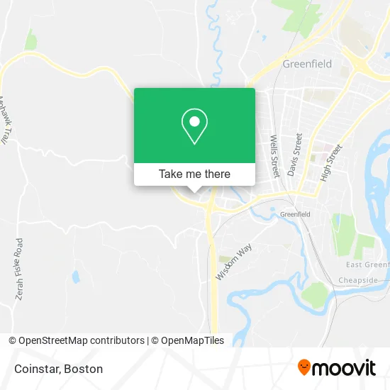 Coinstar map