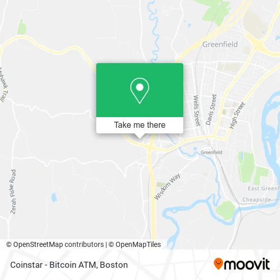 Coinstar - Bitcoin ATM map