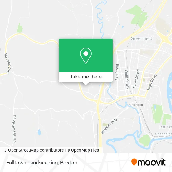 Falltown Landscaping map
