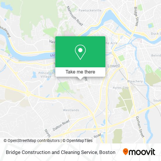 Bridge Construction and Cleaning Service map