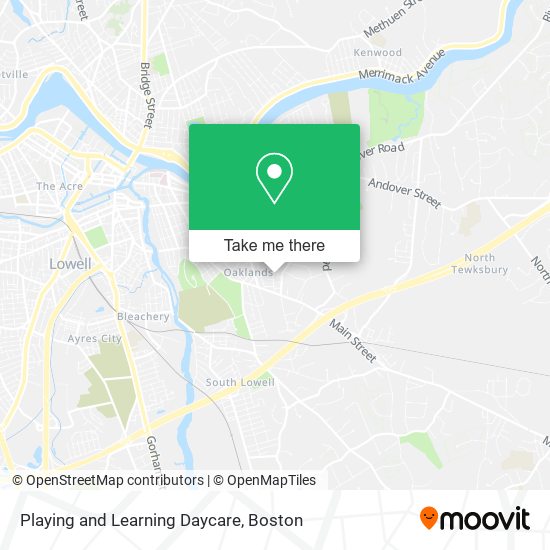 Mapa de Playing and Learning Daycare