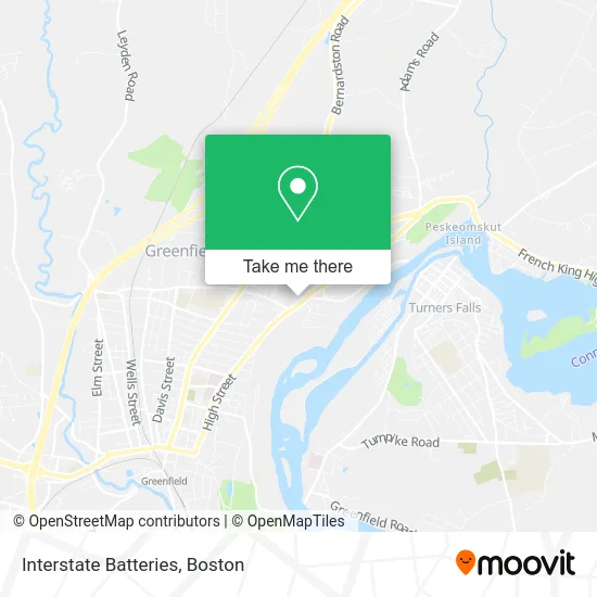 Interstate Batteries map