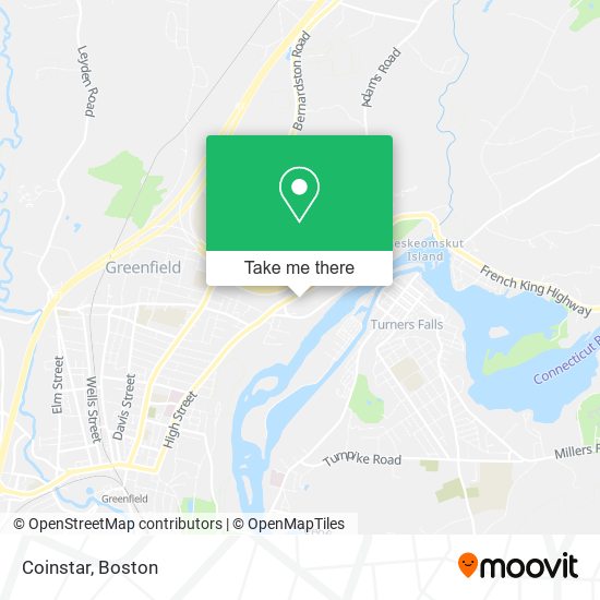 Coinstar map