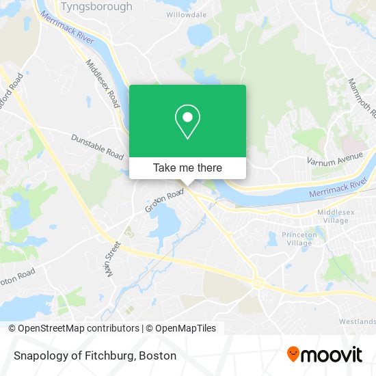 Mapa de Snapology of Fitchburg