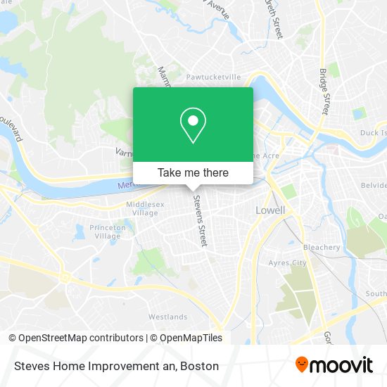 Steves Home Improvement an map