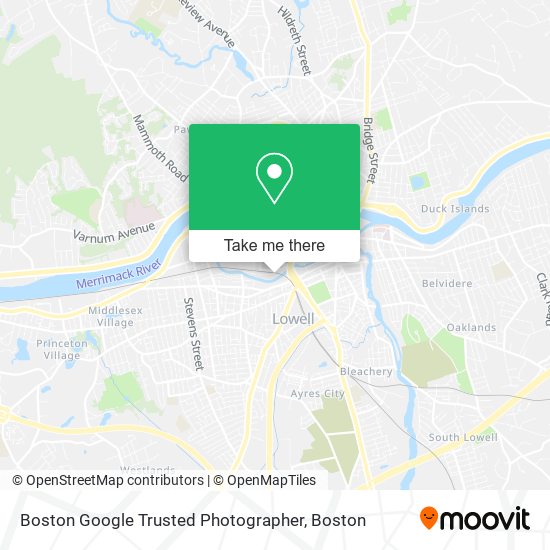 Mapa de Boston Google Trusted Photographer