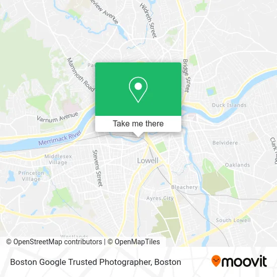 Boston Google Trusted Photographer map