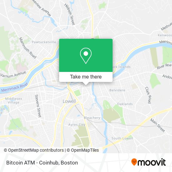 Bitcoin ATM - Coinhub map