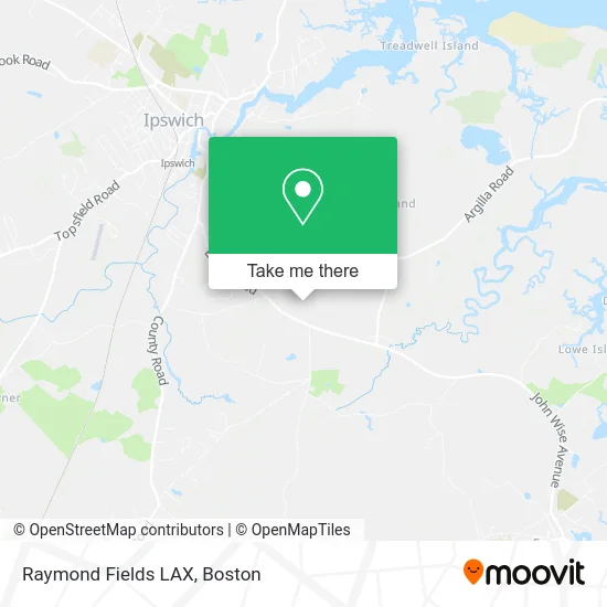 Raymond Fields LAX map