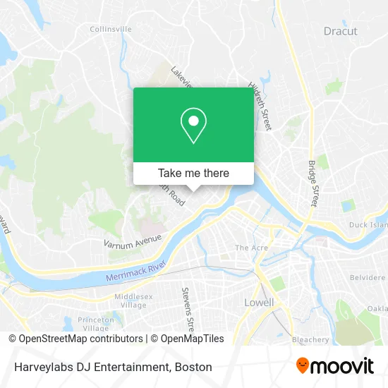 Harveylabs DJ Entertainment map